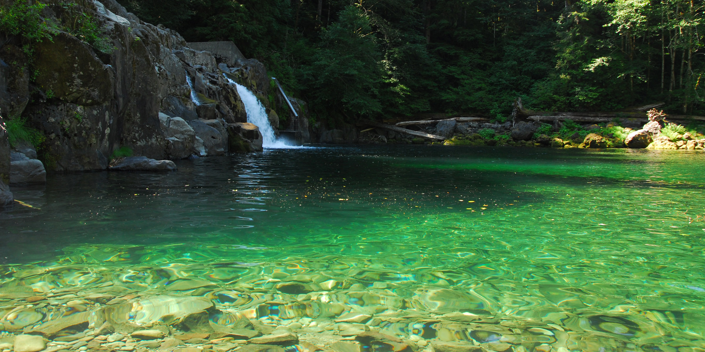 Salmon Falls North Fork of the Santiam River swimming holes in