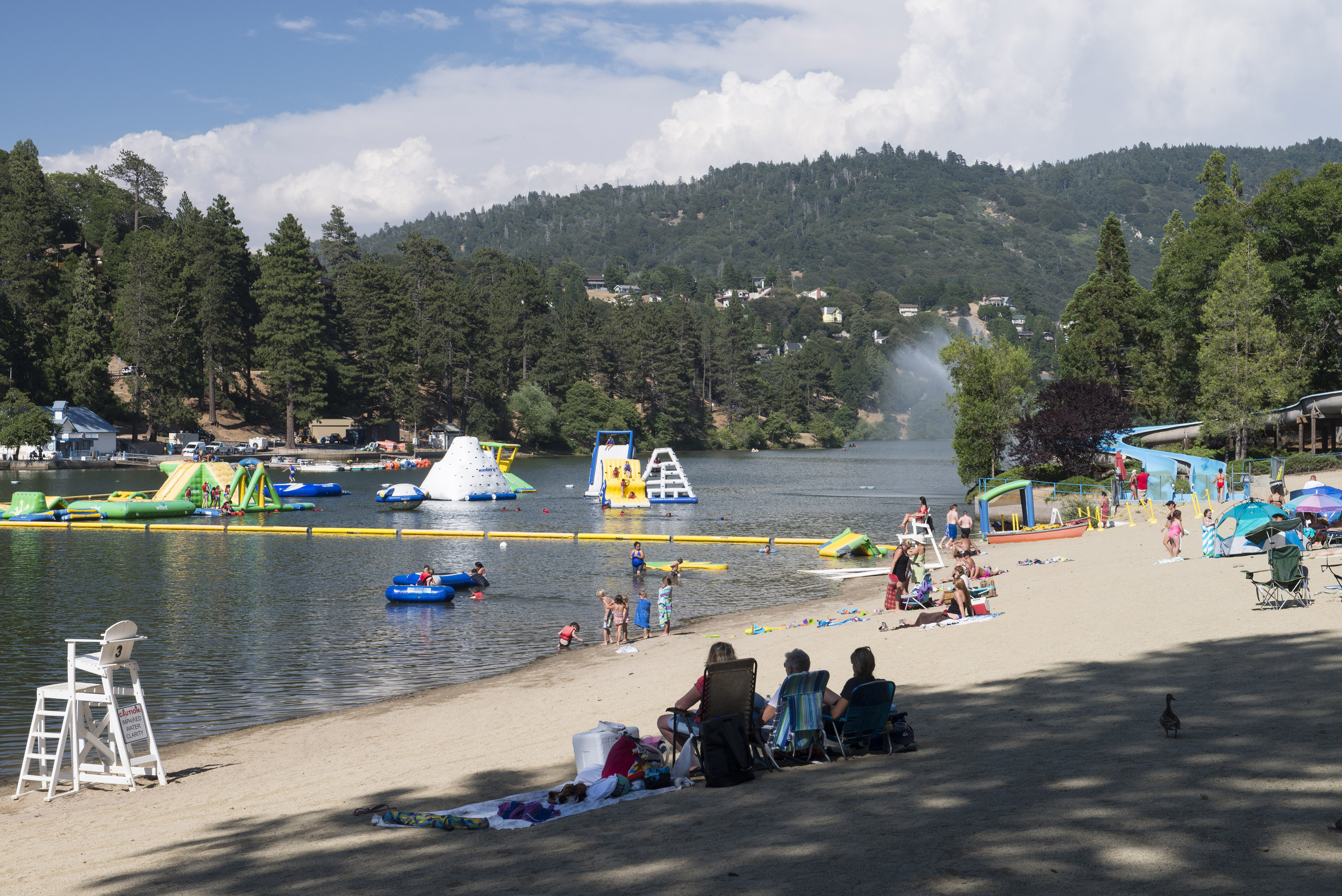 Lake Gregory Regional Park Crestline swimming holes in California