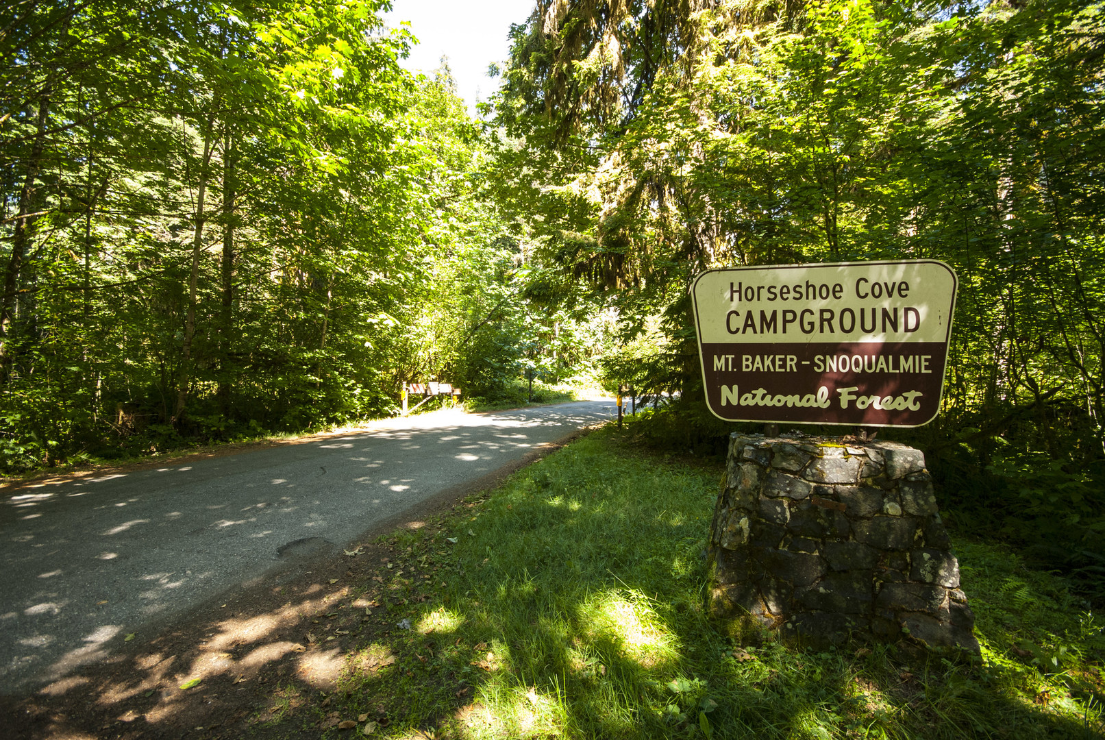 Baker Lake, Horseshoe Cove Campground Mount BakerSnoqualmie National