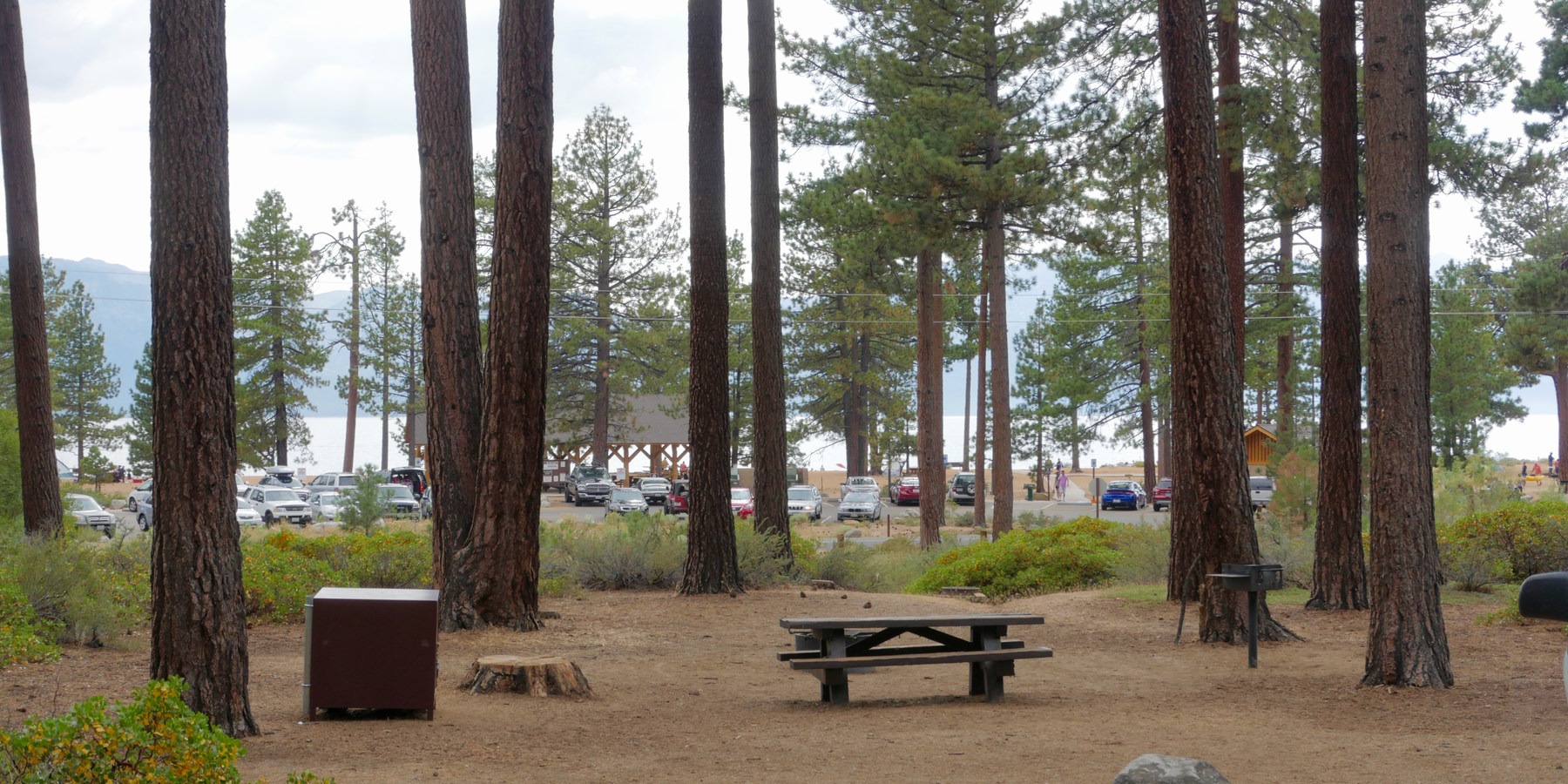 Nevada Beach Campground Lake Tahoe Basin Management Unit camping in