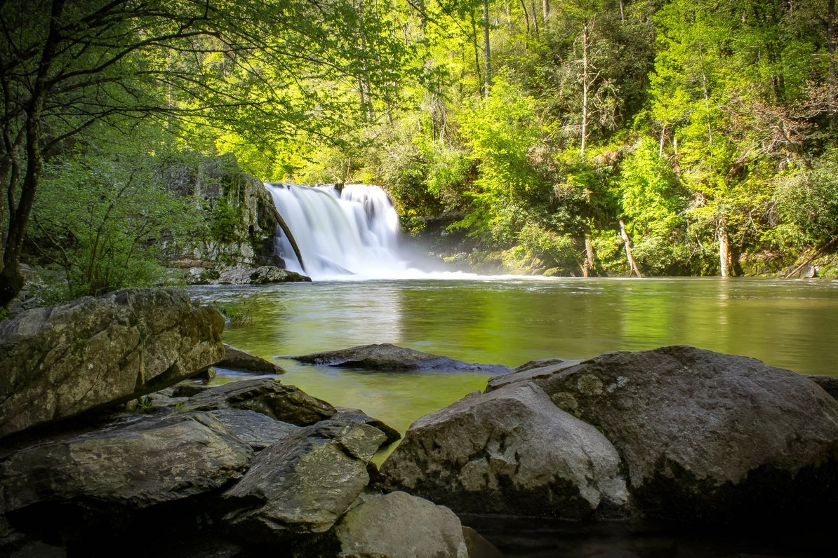 Abrams Falls in Great Smoky Mountains National Park