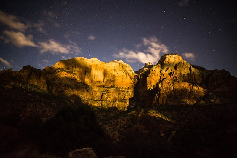 Zion at Night