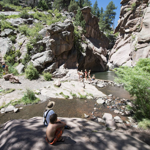 Paradise Cove Swimming Hole in Guffey Gorge