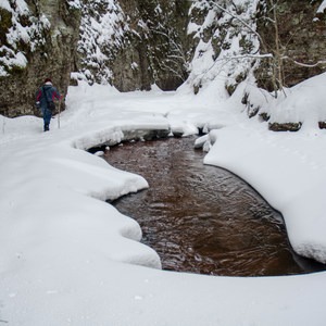 Kadunce River Canyon Snowshoe