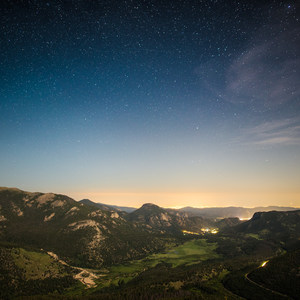 Night Photography at Rainbow Curve