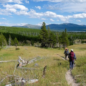 Heart Lake and Mount Sheridan
