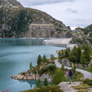Emosson Dam via Chemin de la Cascades