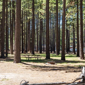 Campground by the Lake