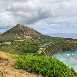 Top of Koko Crater from Koko Marina