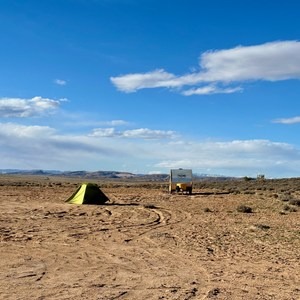 Klondike Bluffs Road Dispersed Camping