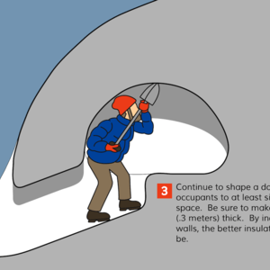 How to Build a Snow Cave