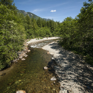 South Fork Snoqualmie River at Homestead Valley Road Bidge