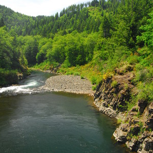 Wilson River, Cedar Butte Road Bridge