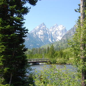 Hidden Falls via String Lake