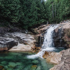 Gold Creek Falls, Lower Falls Trail