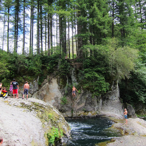 Naked Falls on the Washougal River
