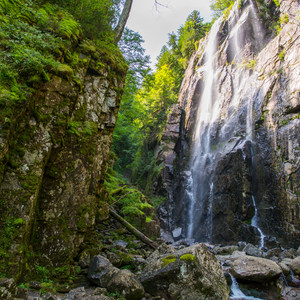 Rainbow Falls on the Adirondack Mountain Reserve