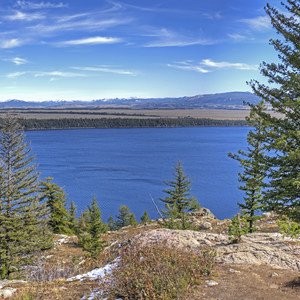 Inspiration Point via Leigh Lake Trailhead