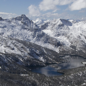 Toxaway Lake, Sand Mountain Pass + Snowyside Divide