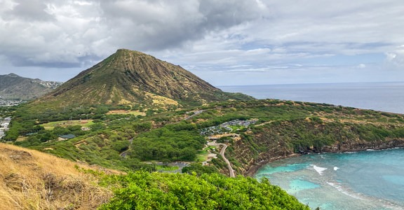 Top of Koko Crater from Koko Marina