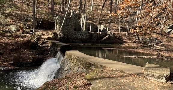 Black River Loop via the Patriot Path (blue)