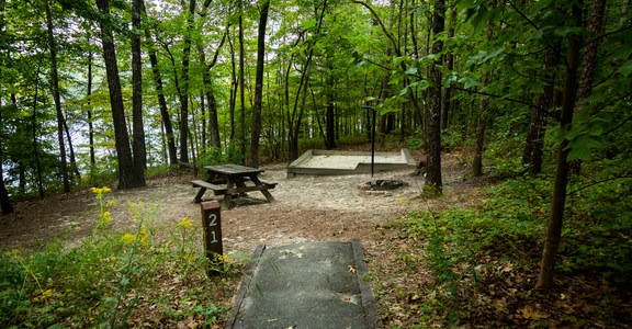 Devils Fork State Park Campground