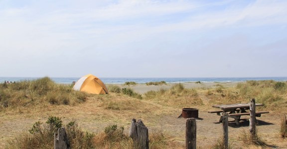 Gold Bluffs Beach Campground