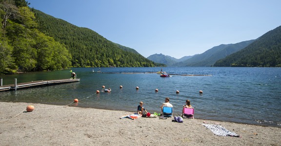 Lake Crescent, Fairholme Beach