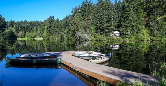 San Juan Island: Lake Dale Resort + Campground