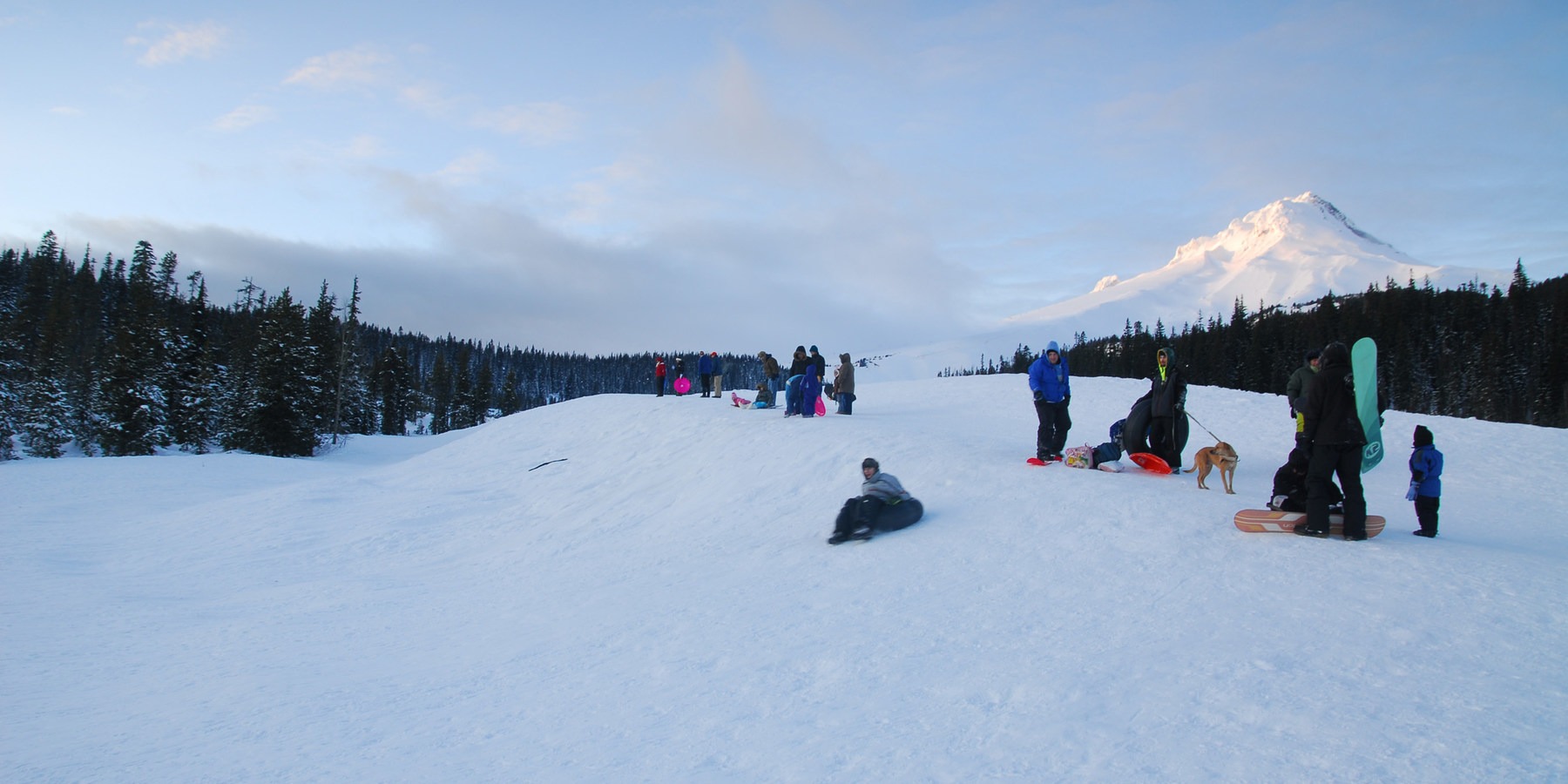 White River West SnoPark Sledding Outdoor Project