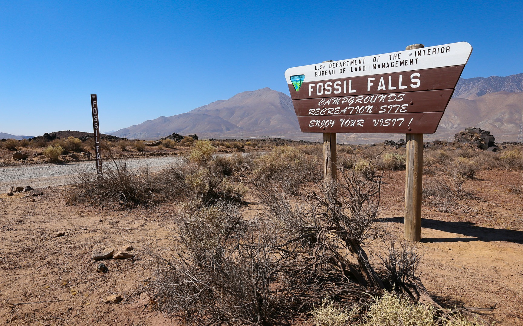 Fossil Falls Campground Outdoor Project