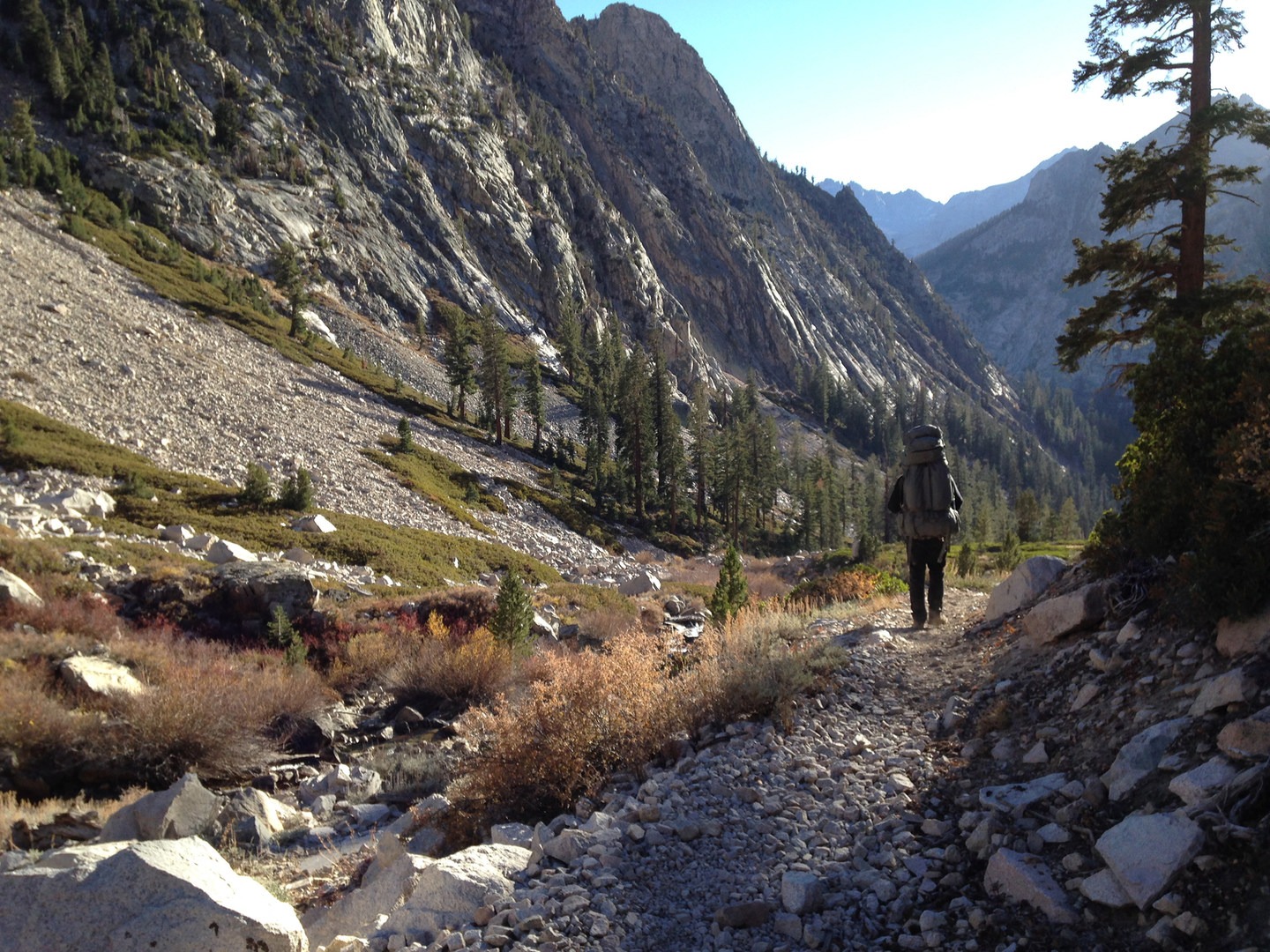 top backpacking trips in california