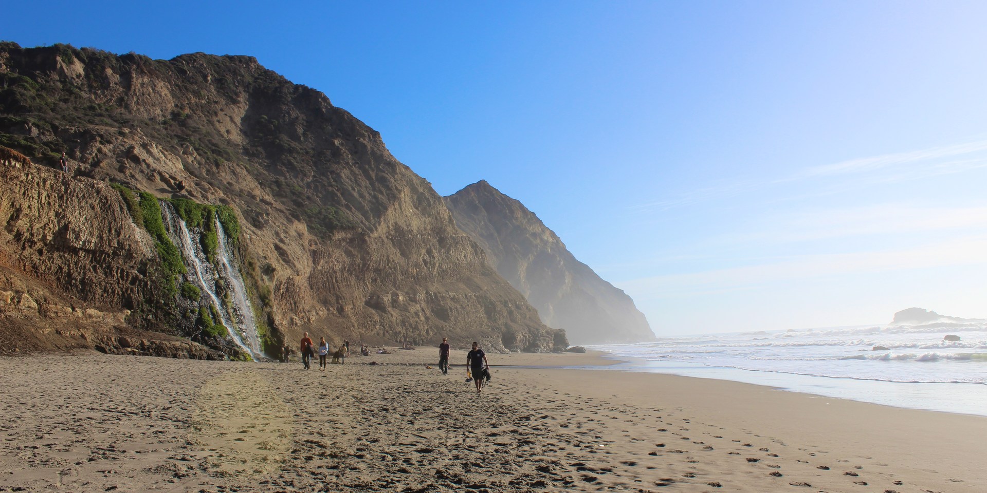 Looking south toward Alamere Falls.