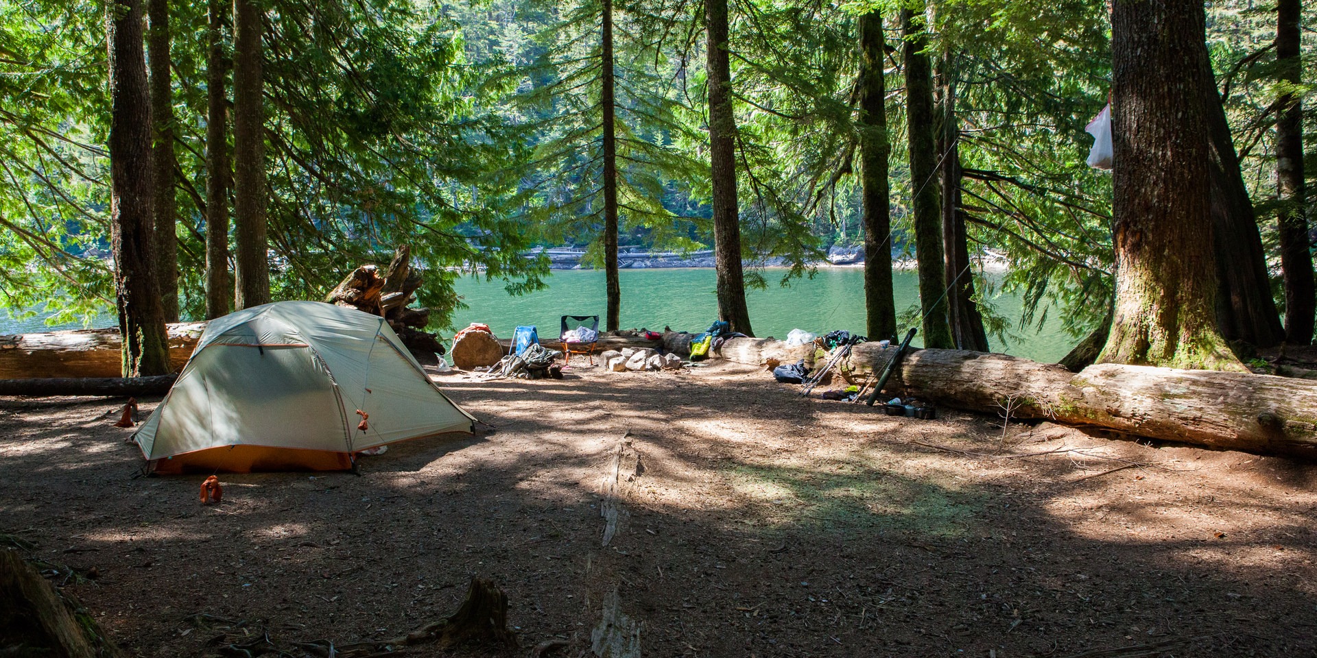 Campsite at Barclay Lake.