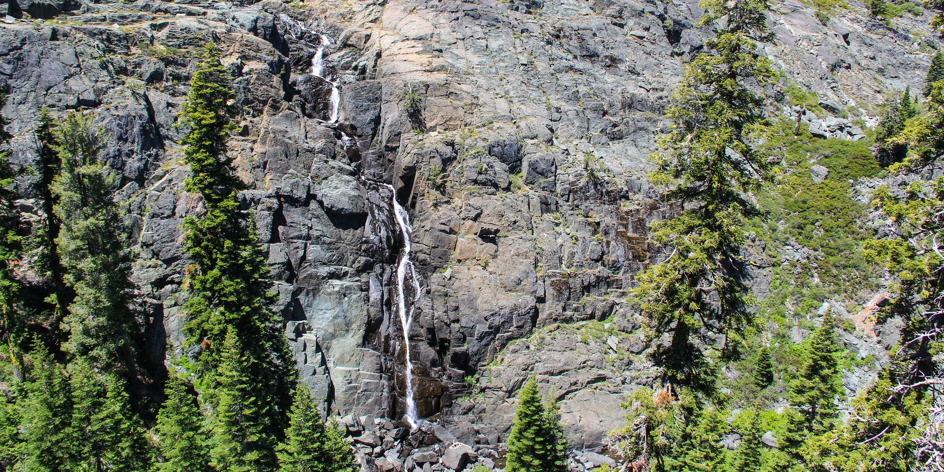 Frazier Falls during a low water year.