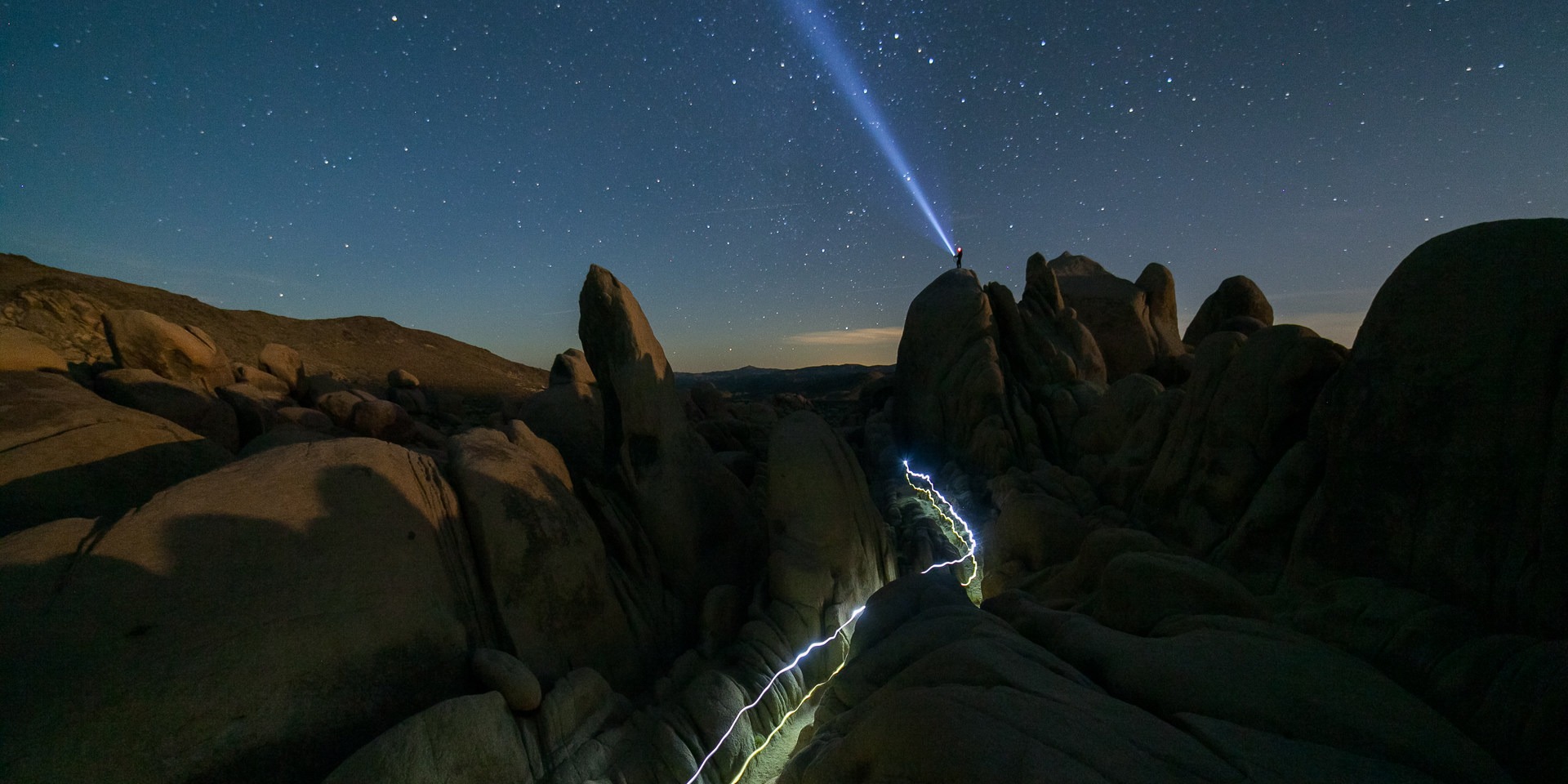 Arch Rock Nature Trail in Joshua Tree National Park.