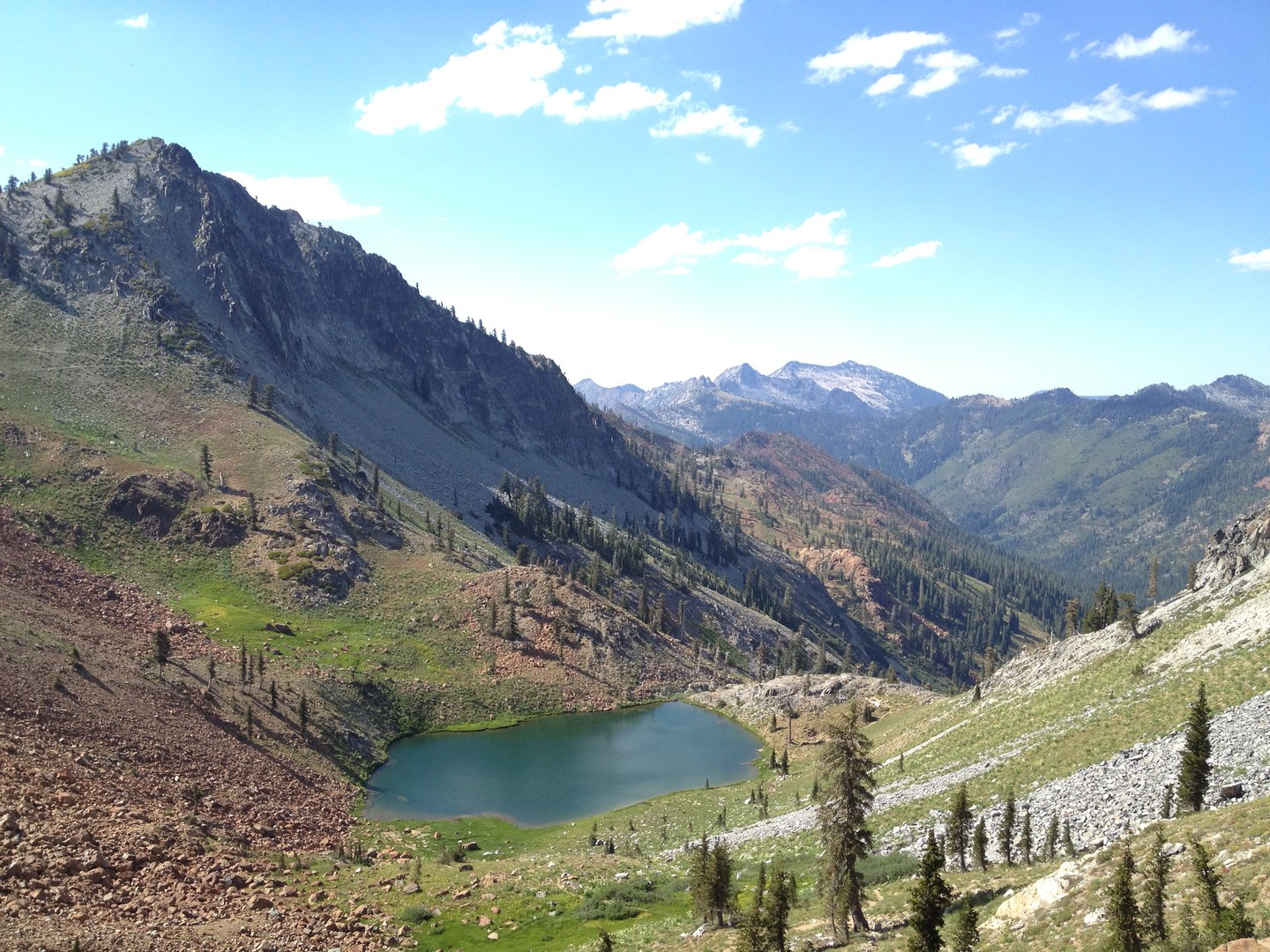 Deer Lake from Deer Creek Pass.
