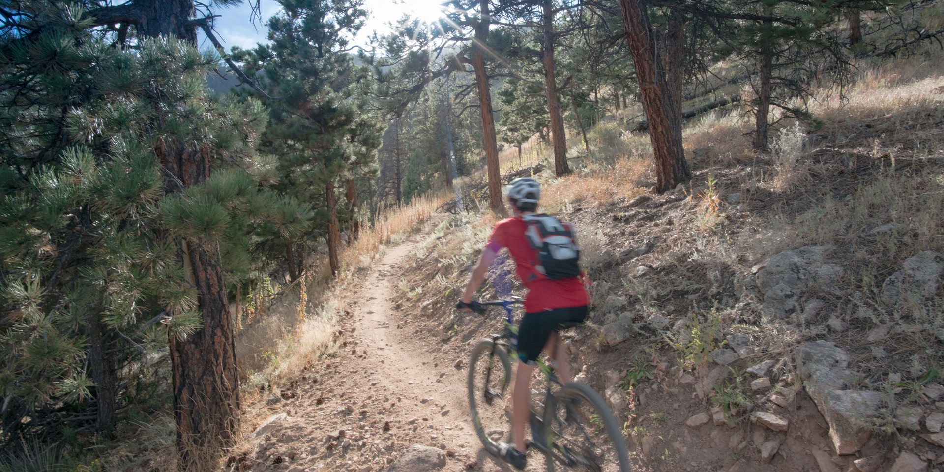 The final turns before the parking lot.