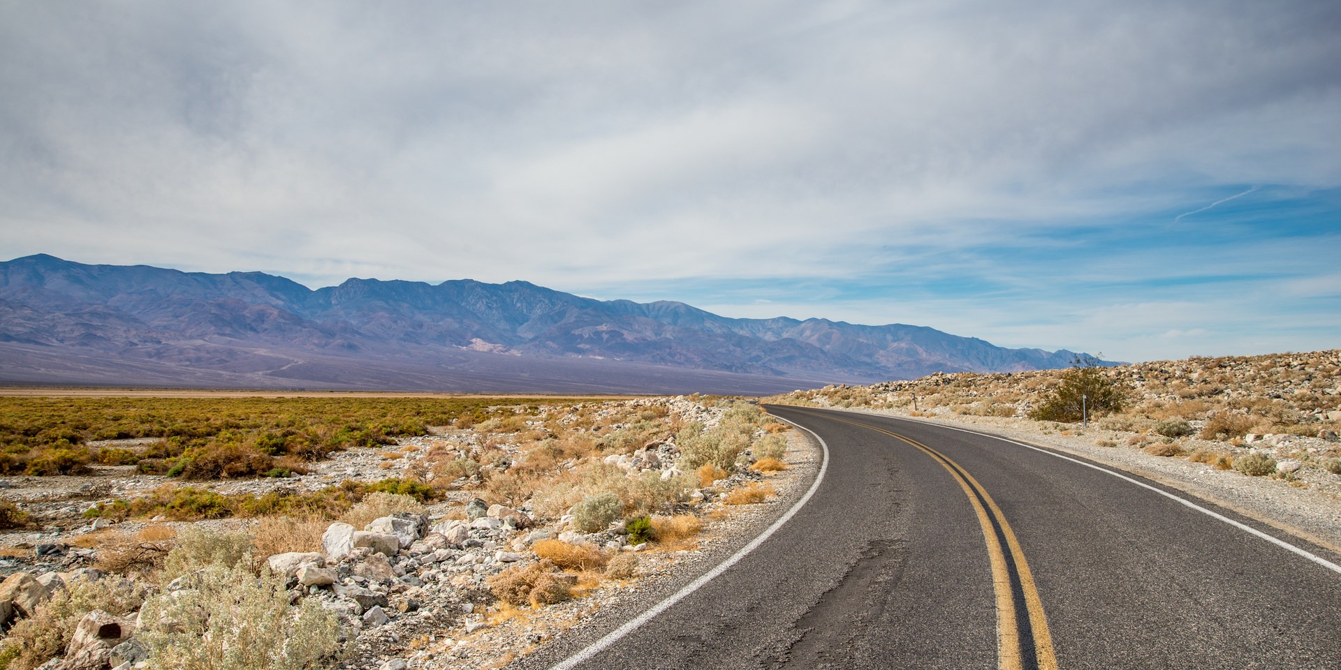 Driving through Badwater.