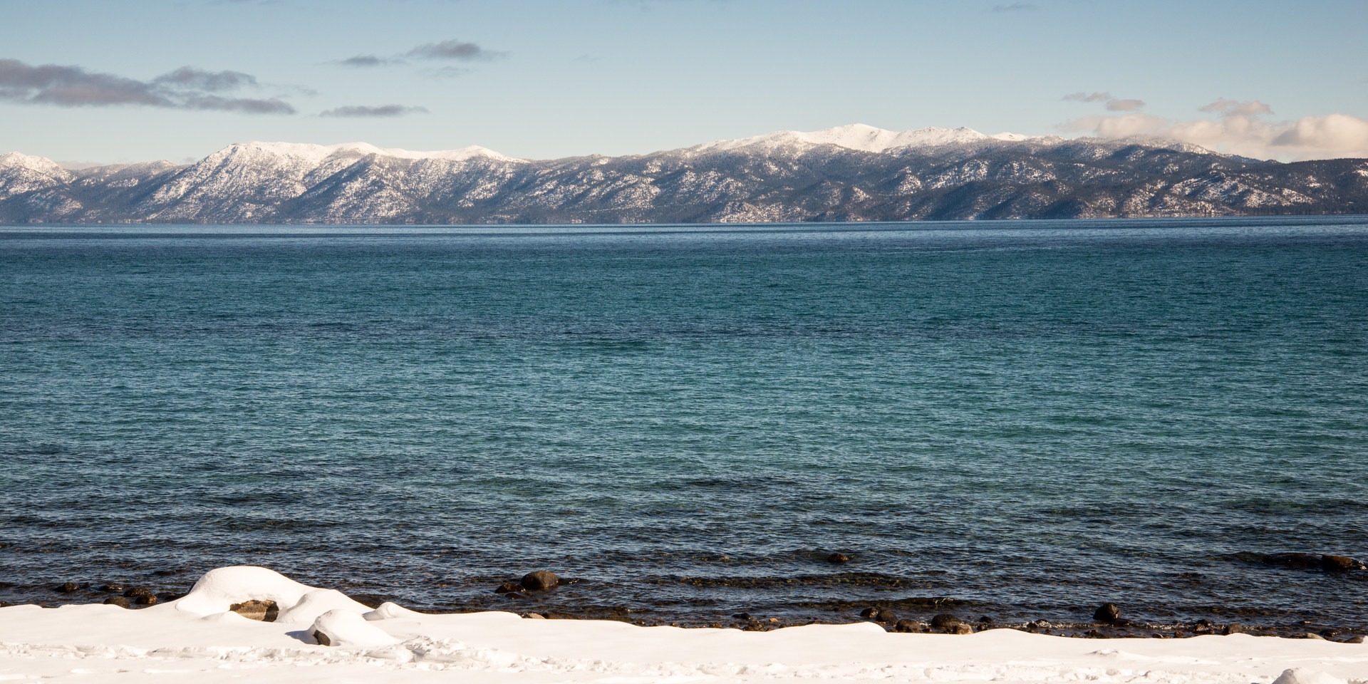 Lake Tahoe from the Orange Trail in Sugar Pine Point State Park.