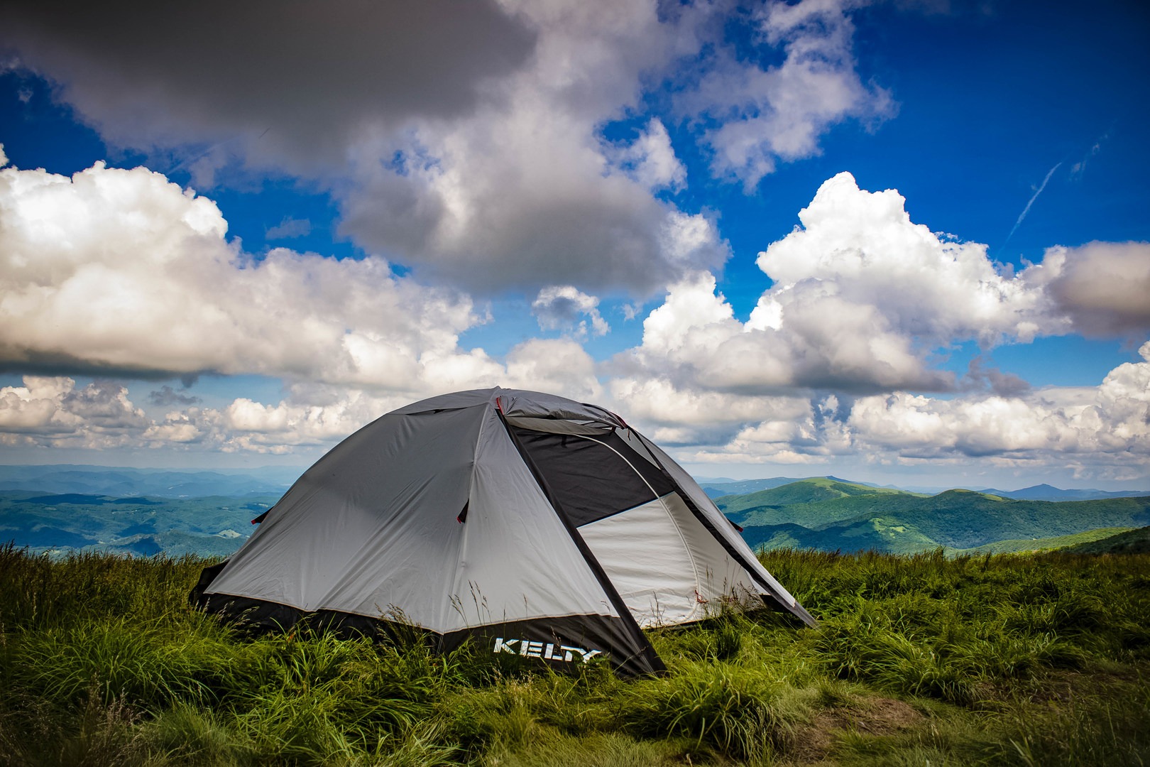 Camping is welcome along the Appalachian Trail and on the balds of Roan. Looking for a room with a view? Then this is the place for you!