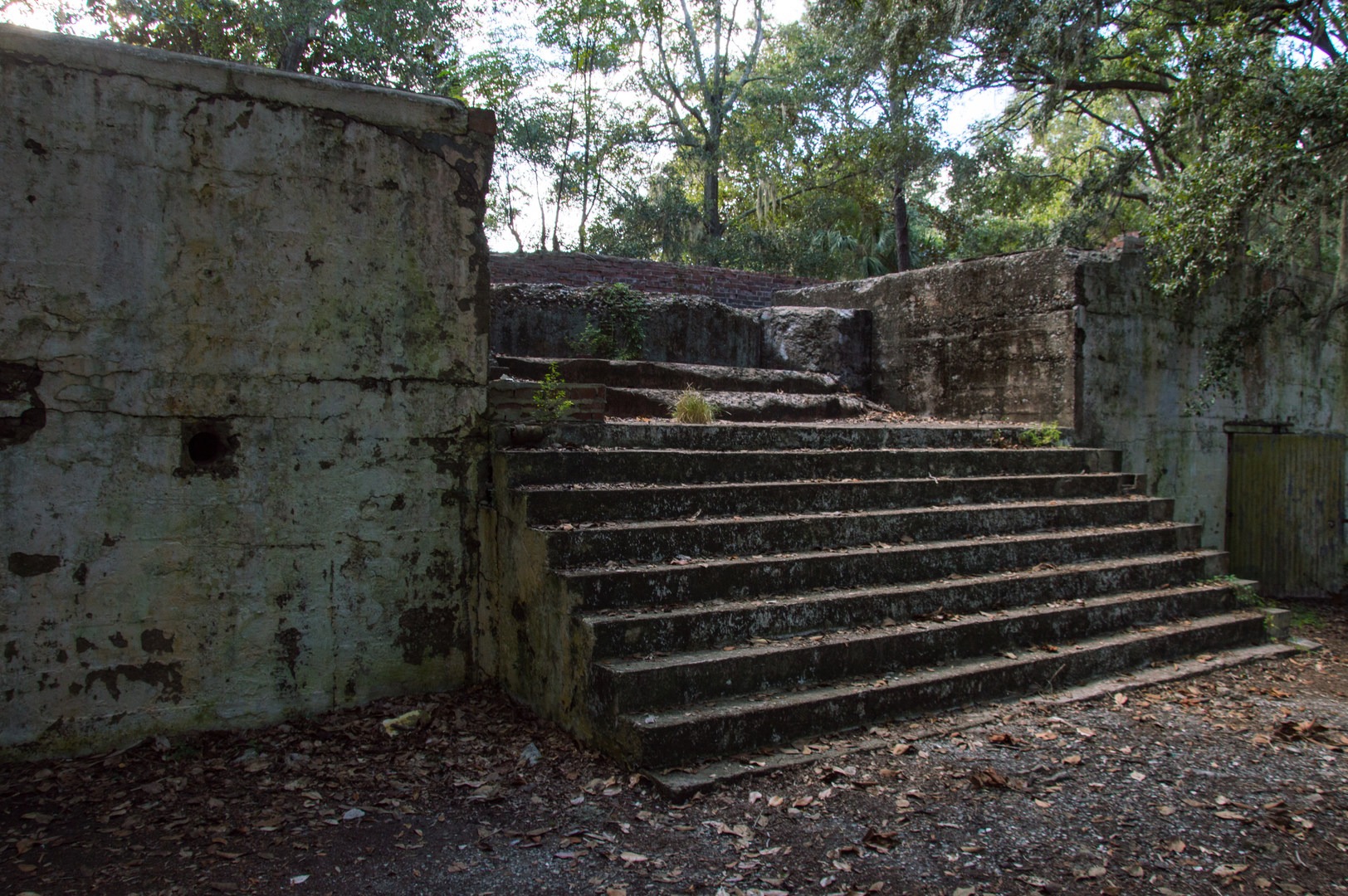 Part of the batteries left at Fort Fremont.