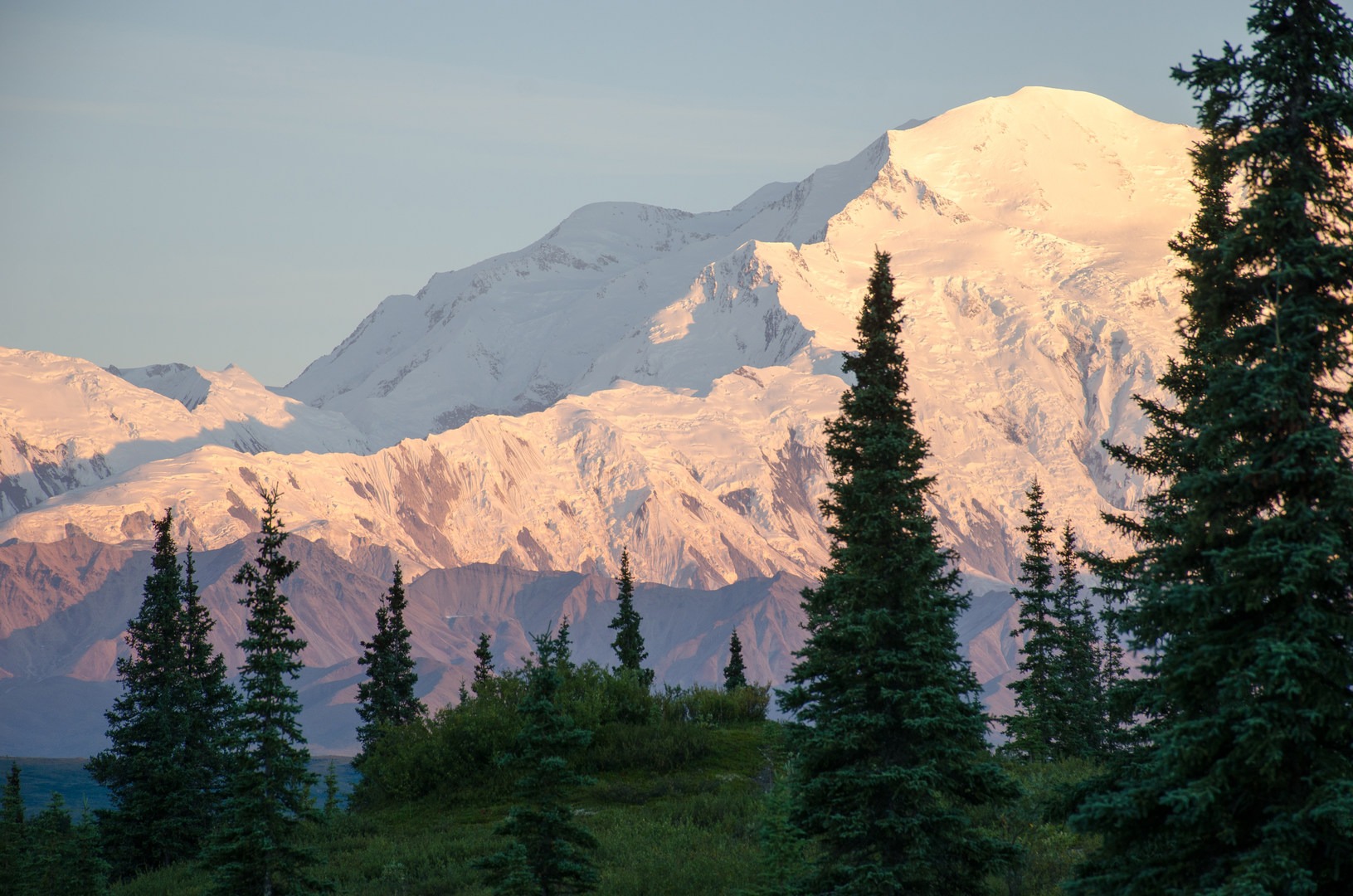 Denali from Wonder Lake Campground.