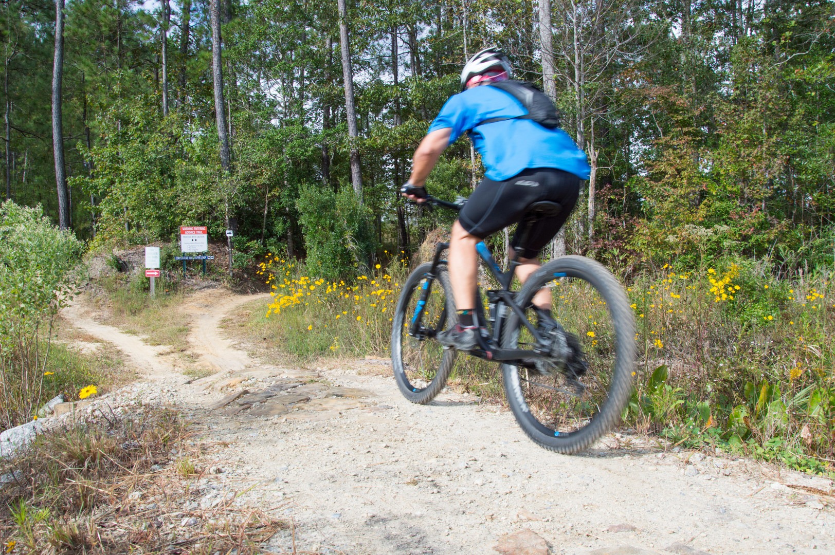 Starting out on the expert trail.