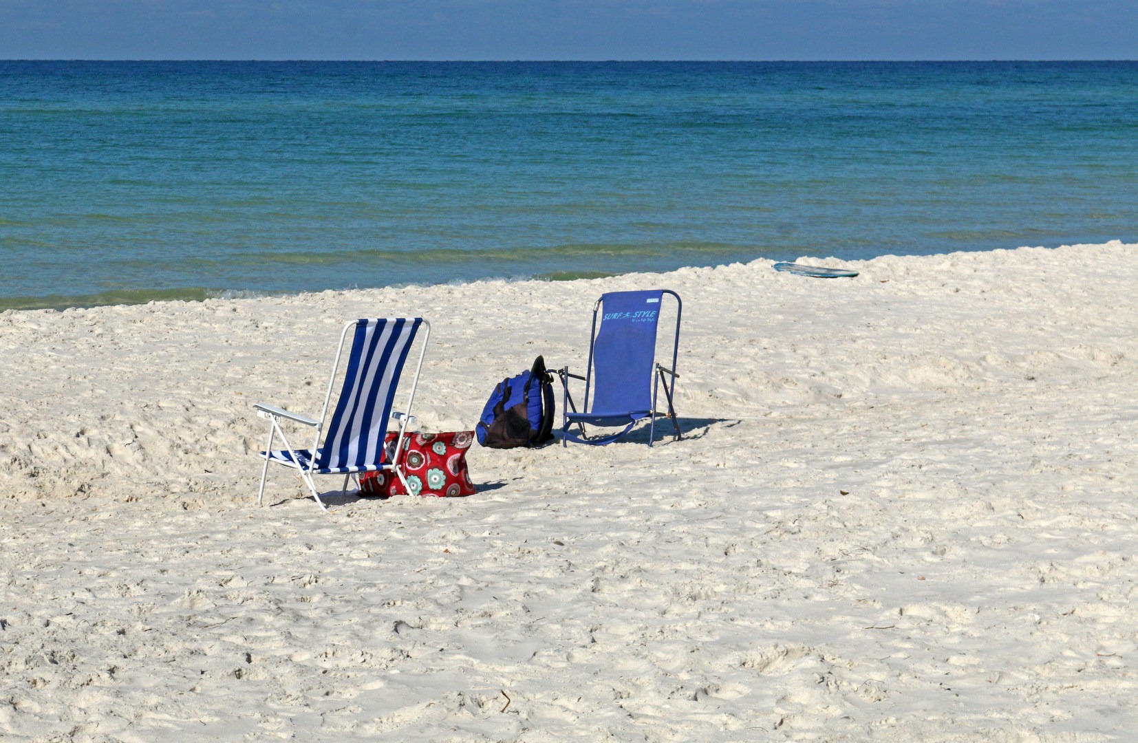 Fun in the sun looking toward the Gulf of Mexico.