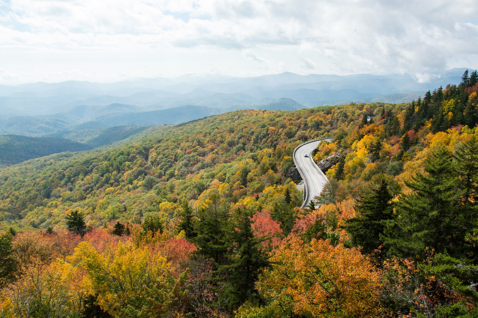 The Blue Ridge Mountains in fall splendor.