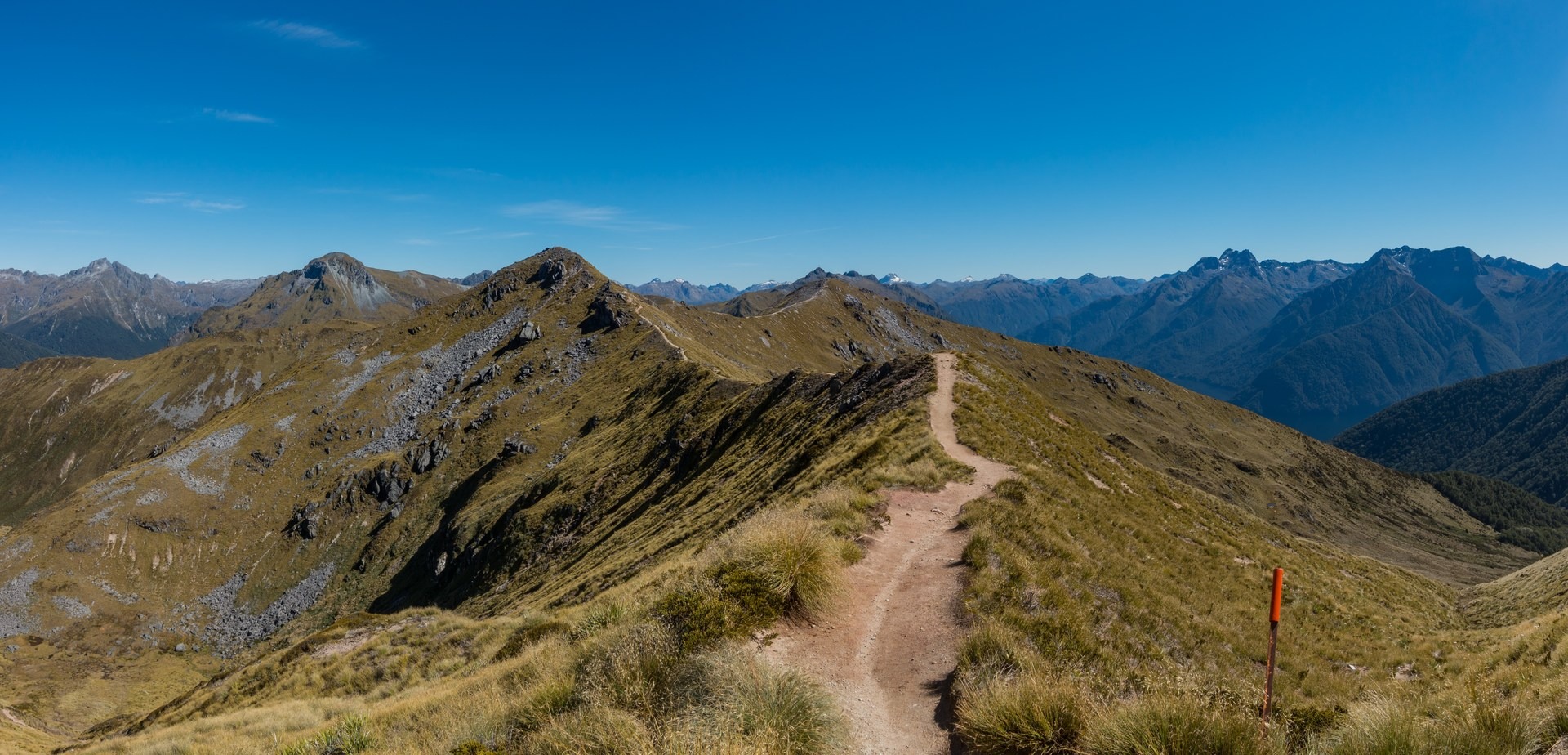 The highlight of the track, the ridge walk.