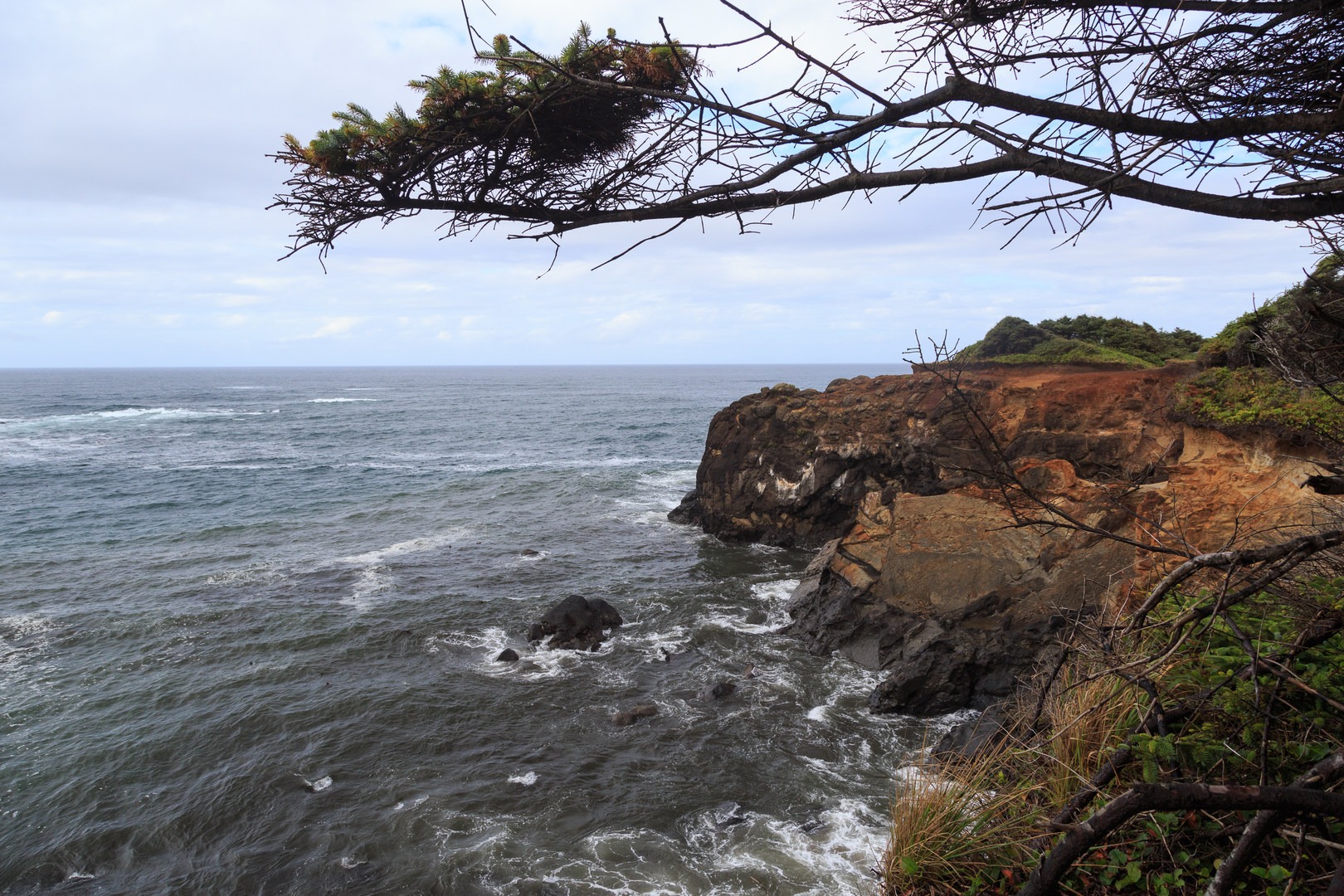 Fishing Rock is a small, fragile sandstone point.