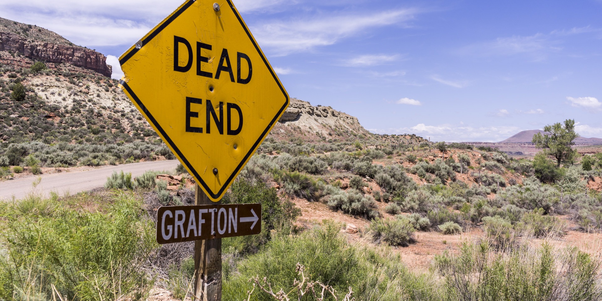 The Grafton turnoff.