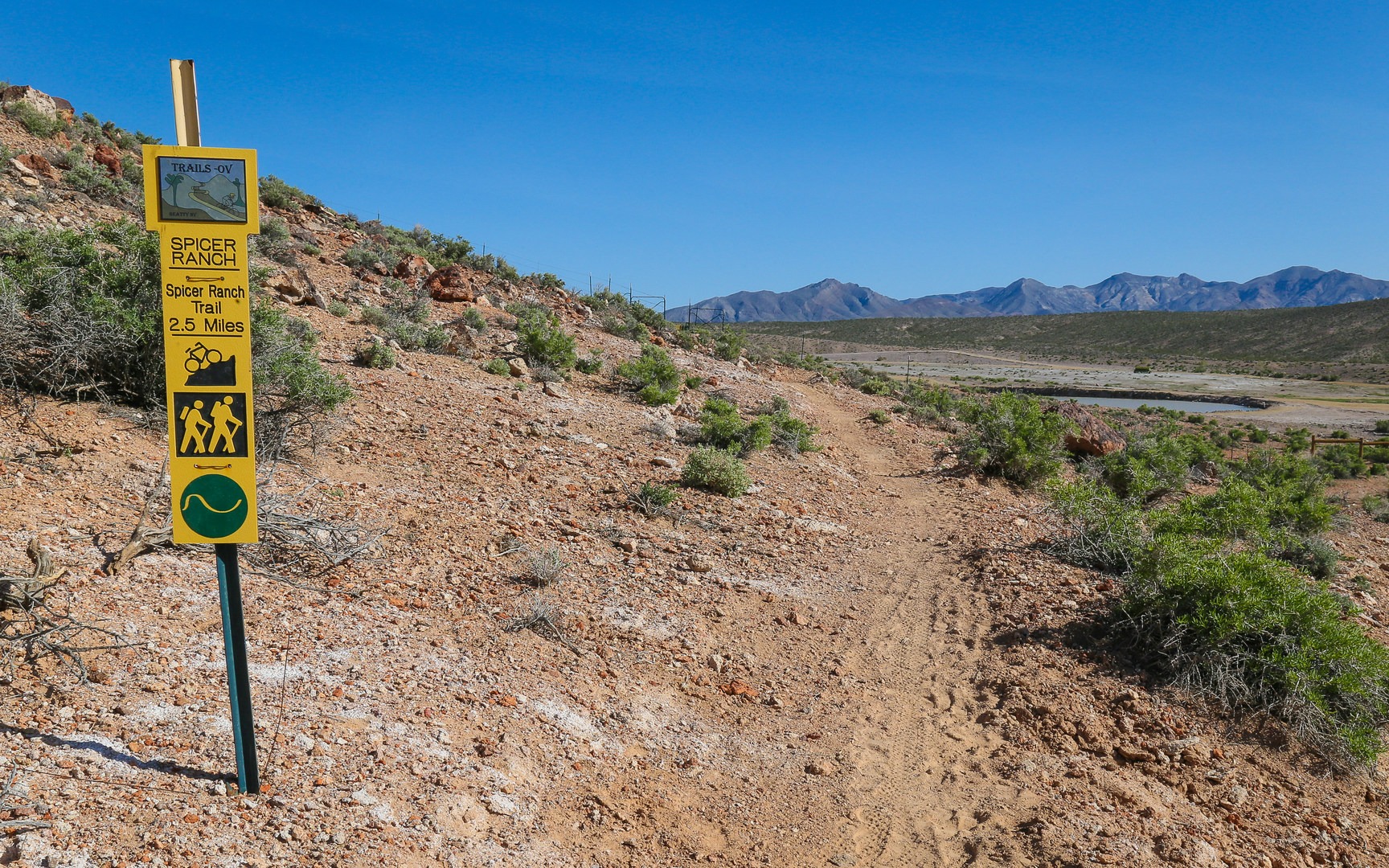 The Spicer Ranch Trail has one terminus at a fork with the STORM Trail, which can be used to create a loop.